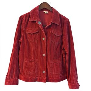 J. JILL Ribbed Cotton Corduroy Jacket
